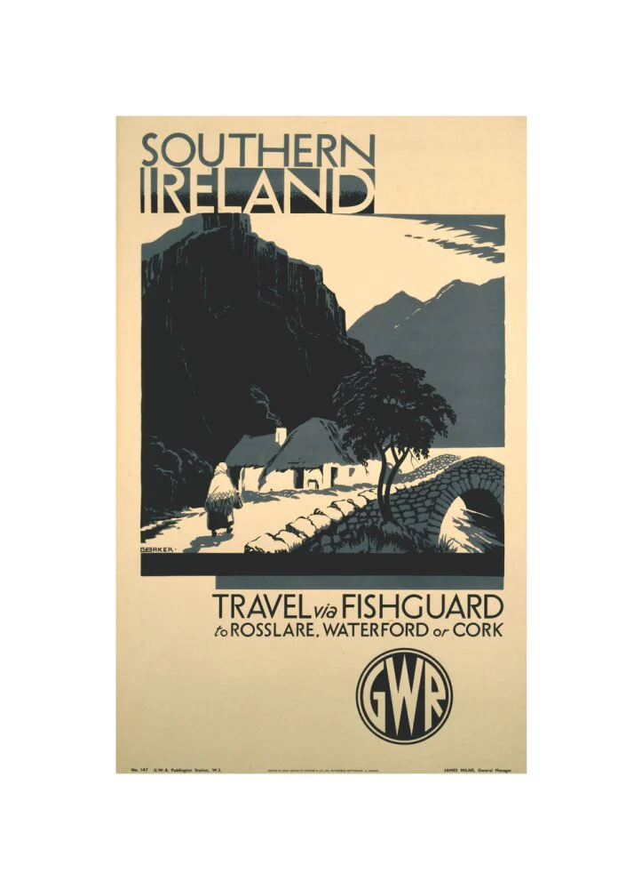 GWR poster. Southern Ireland - Image 27