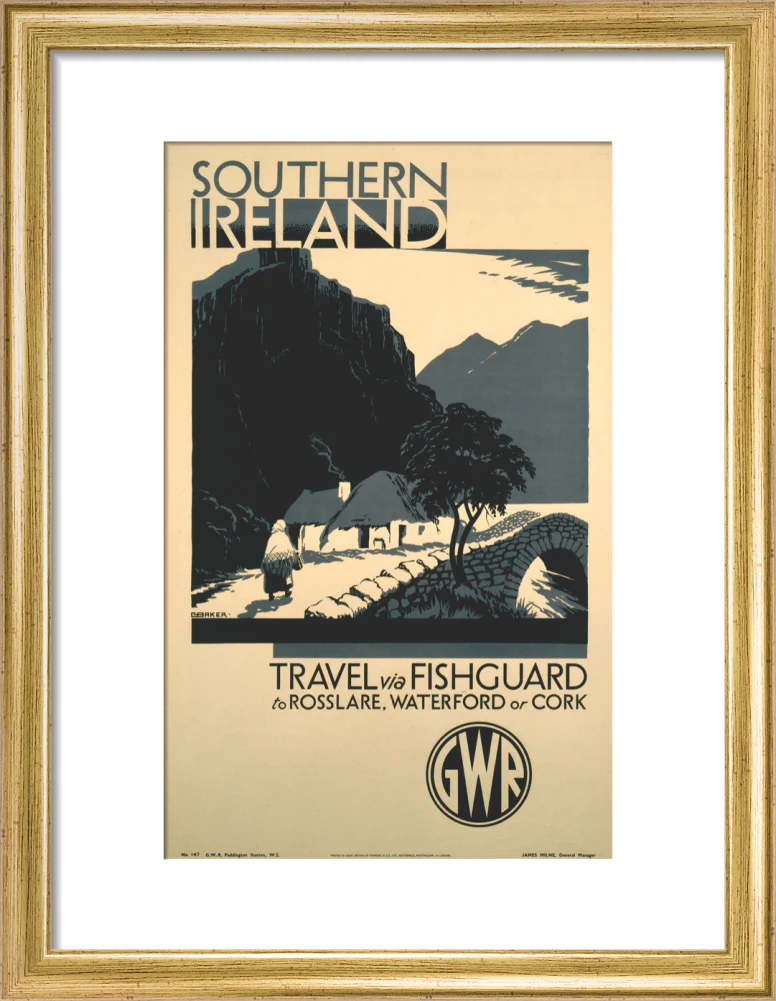 GWR poster. Southern Ireland - Image 43