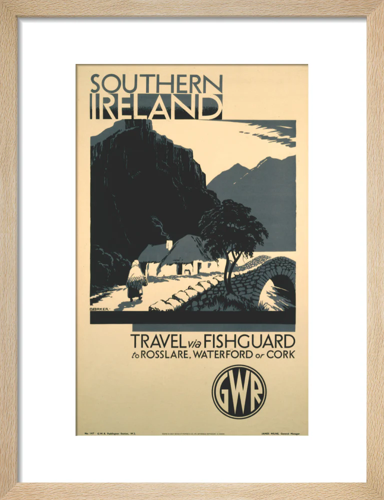 GWR poster. Southern Ireland - Image 44