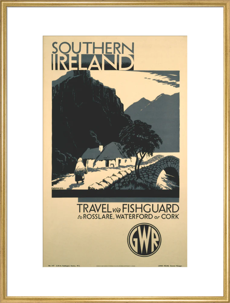 GWR poster. Southern Ireland - Image 58