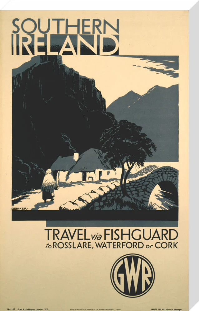 GWR poster. Southern Ireland - Image 66