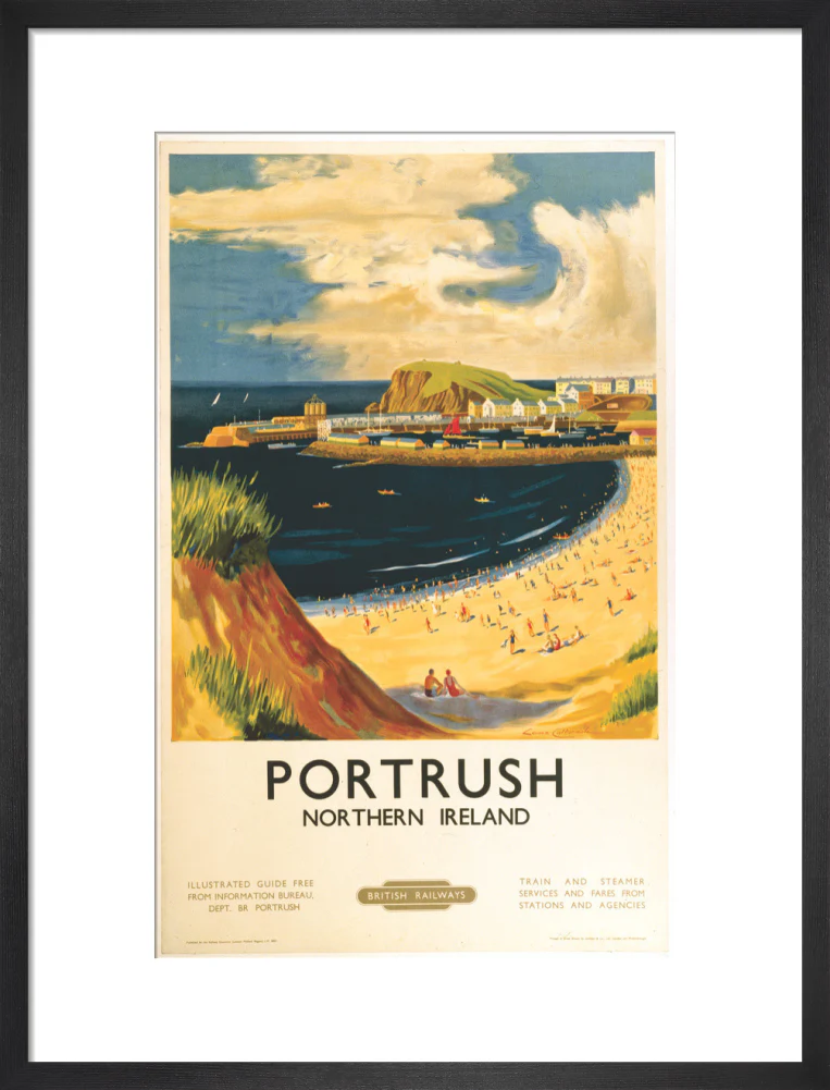 'Portrush', BR (LMR) poster, 1952. - Image 13