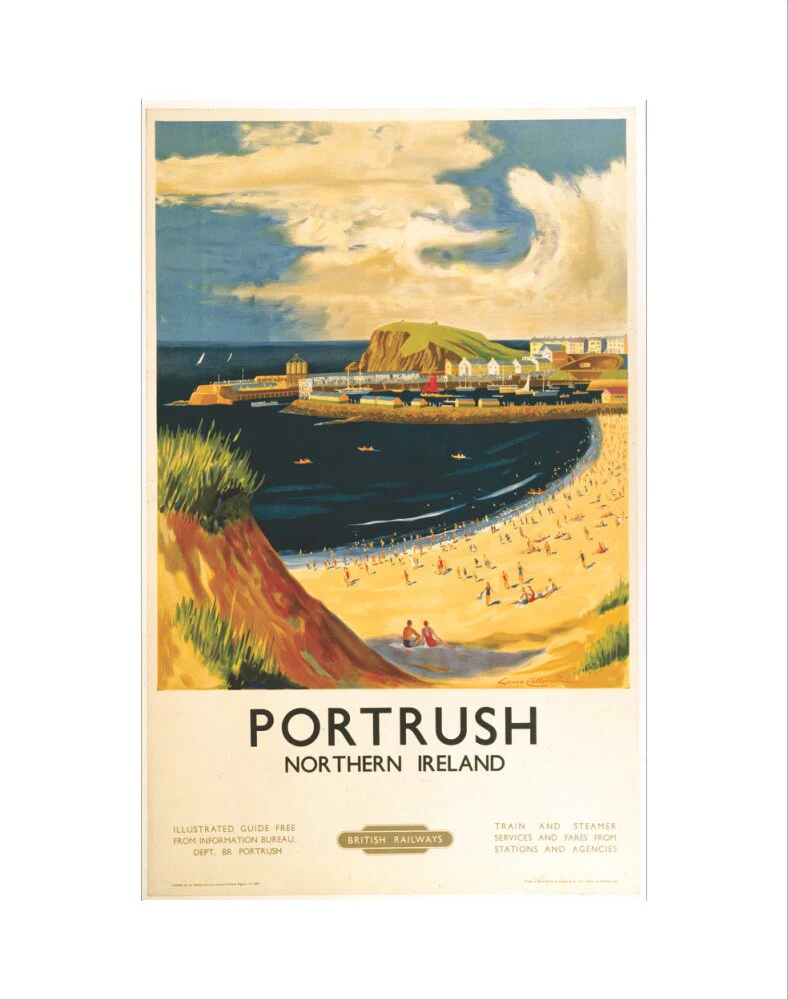 'Portrush', BR (LMR) poster, 1952. - Image 2
