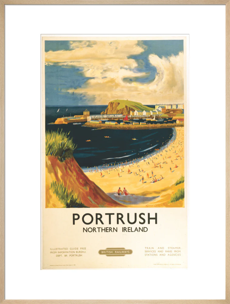 'Portrush', BR (LMR) poster, 1952. - Image 26