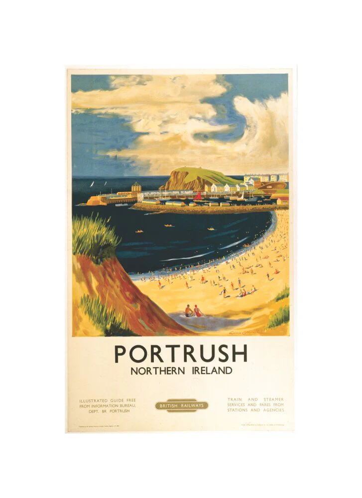 'Portrush', BR (LMR) poster, 1952. - Image 27