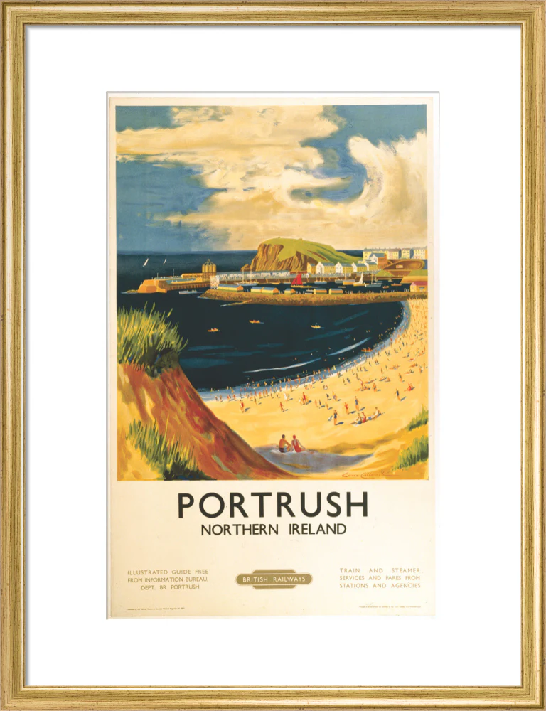 'Portrush', BR (LMR) poster, 1952. - Image 48