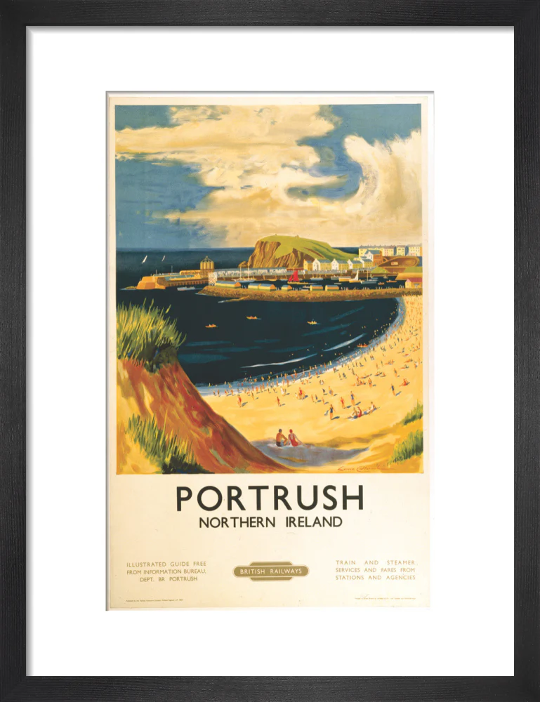 'Portrush', BR (LMR) poster, 1952. - Image 8