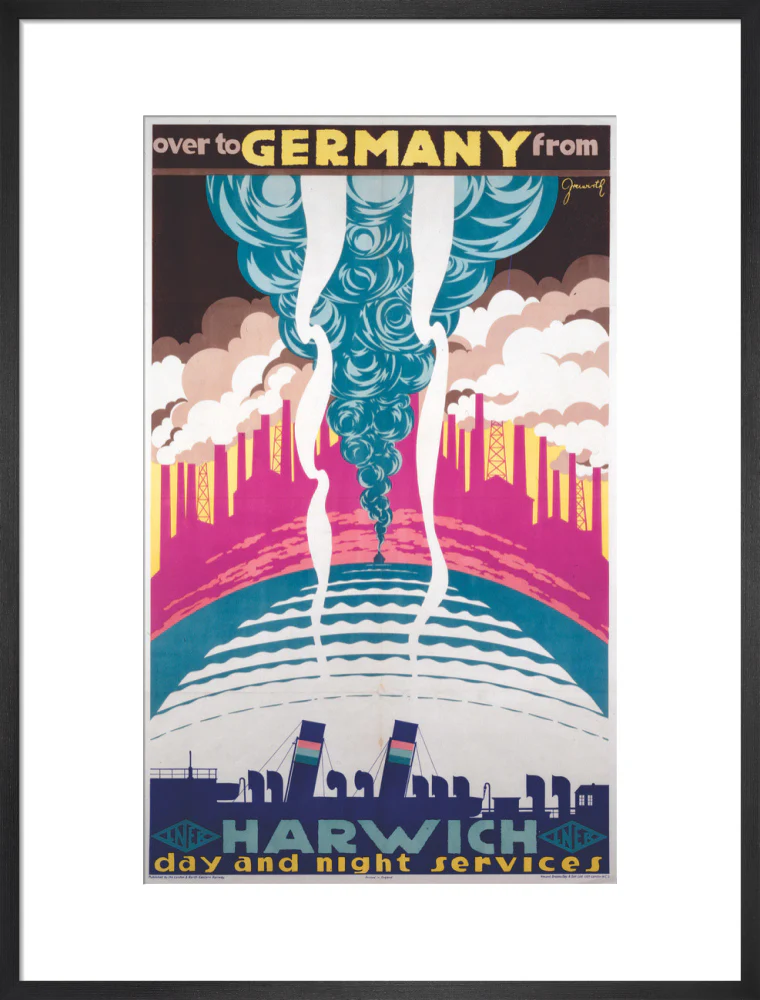 'Over to Germany from Harwich', LNER poster, 1923-1947. - Image 51