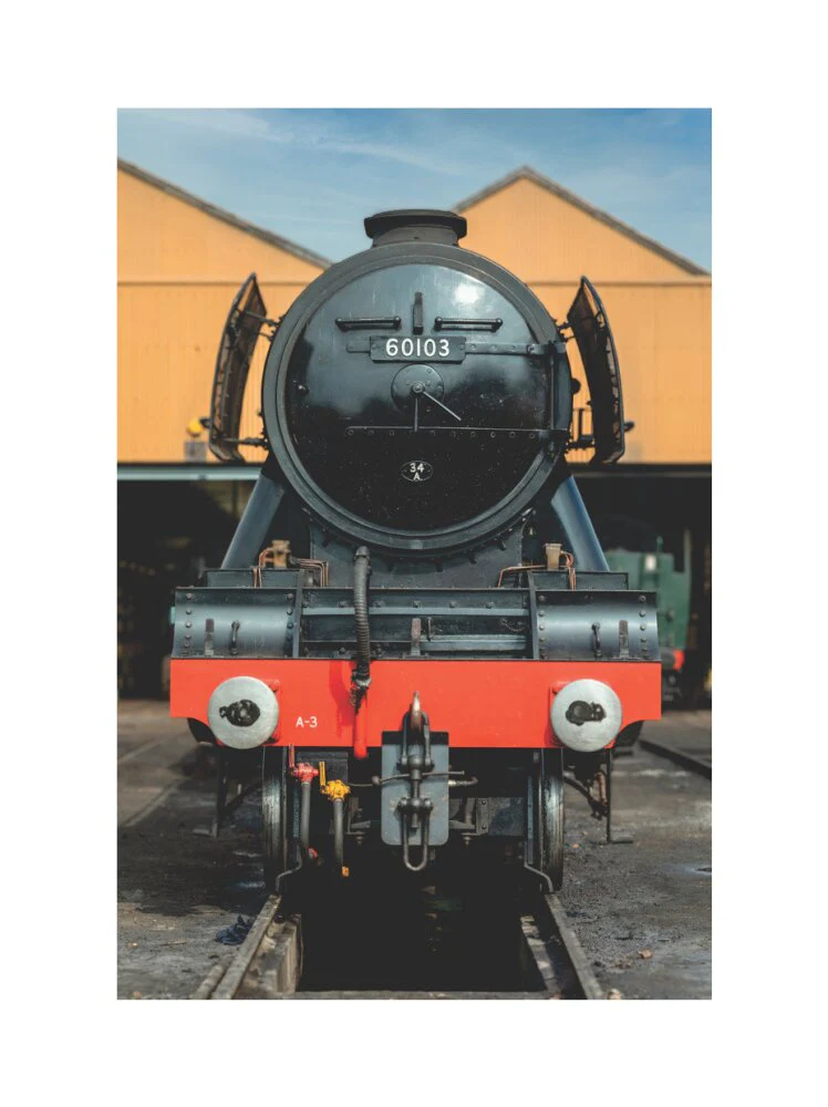 LNER 4-6-2 No. 60103 'Flying Scotsman' locomotive heading into overhaul. - Image 22