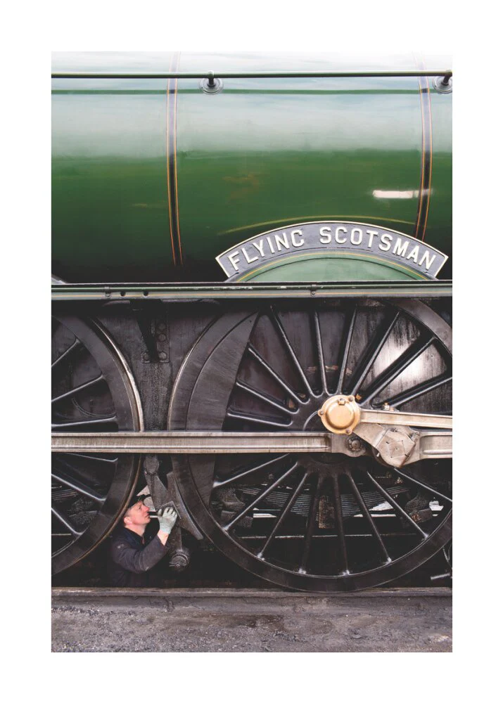 LNER 4-6-2 No. 60103 'Flying Scotsman' locomotive heading into overhaul. - Image 62