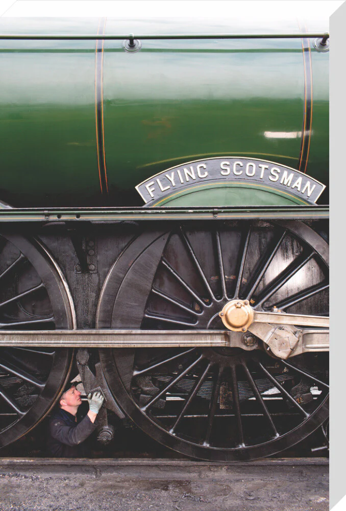 LNER 4-6-2 No. 60103 'Flying Scotsman' locomotive heading into overhaul. - Image 66