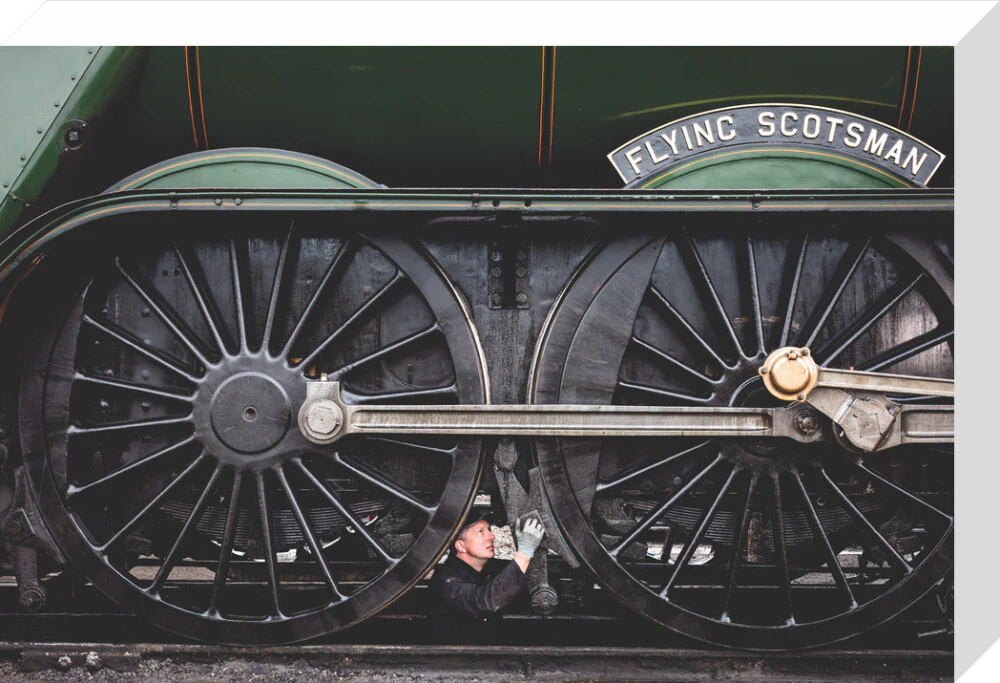 LNER 4-6-2 No. 60103 'Flying Scotsman' locomotive heading into overhaul. - Image 65