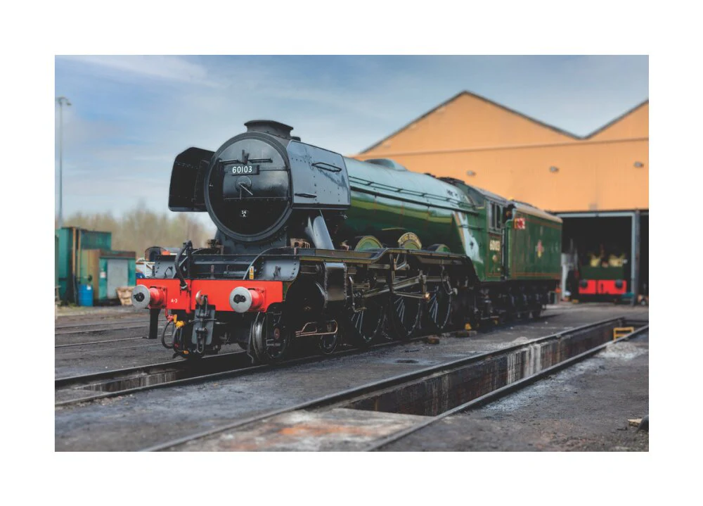 LNER 4-6-2 No. 60103 'Flying Scotsman' locomotive heading into overhaul. - Image 29