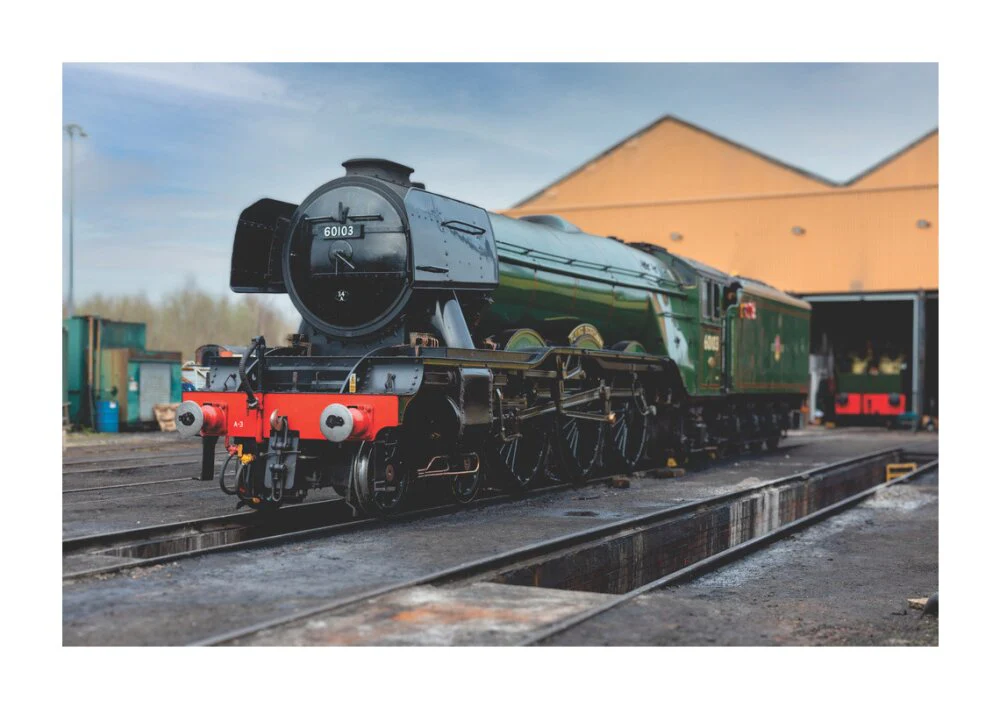 LNER 4-6-2 No. 60103 'Flying Scotsman' locomotive heading into overhaul. - Image 30