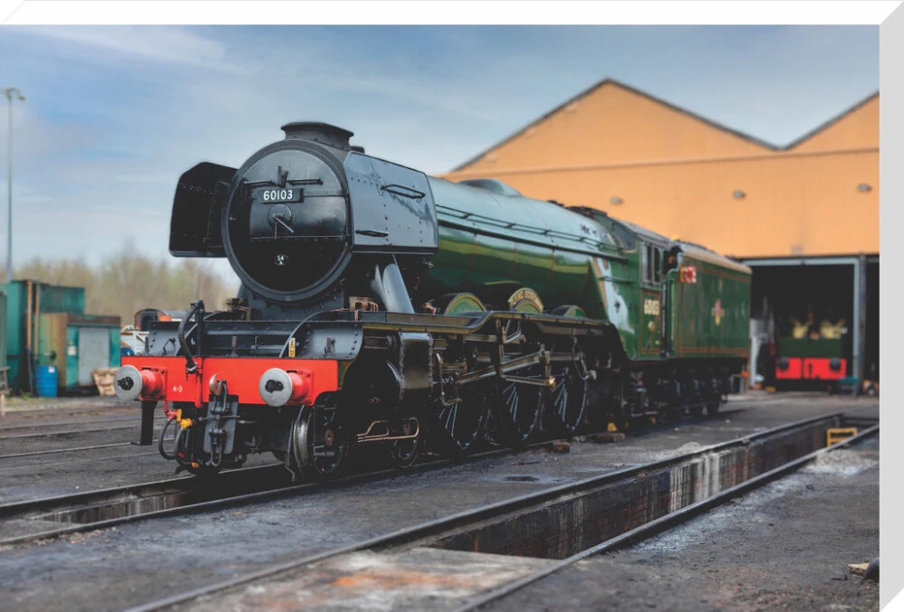 LNER 4-6-2 No. 60103 'Flying Scotsman' locomotive heading into overhaul. - Image 34