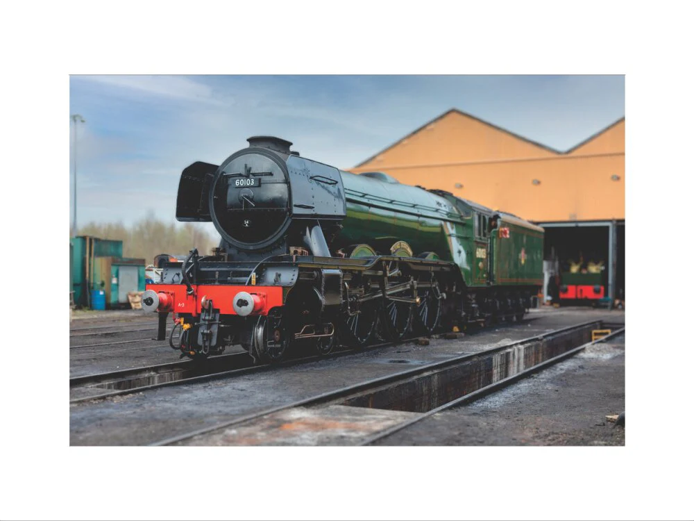 LNER 4-6-2 No. 60103 'Flying Scotsman' locomotive heading into overhaul. - Image 40