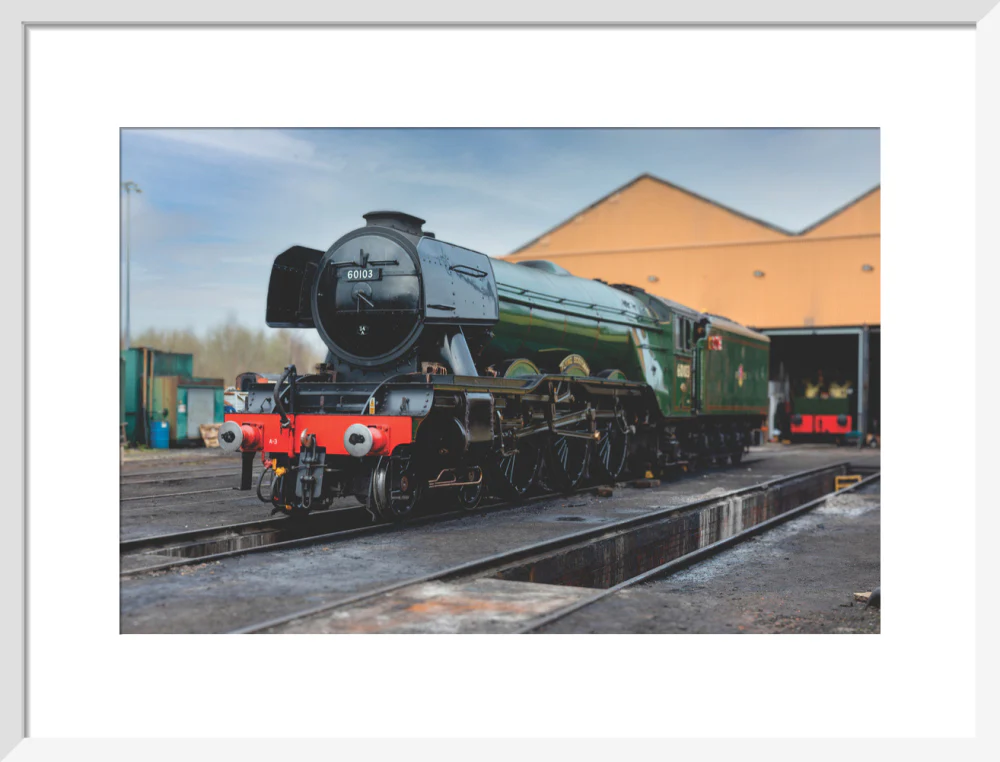 LNER 4-6-2 No. 60103 'Flying Scotsman' locomotive heading into overhaul. - Image 47