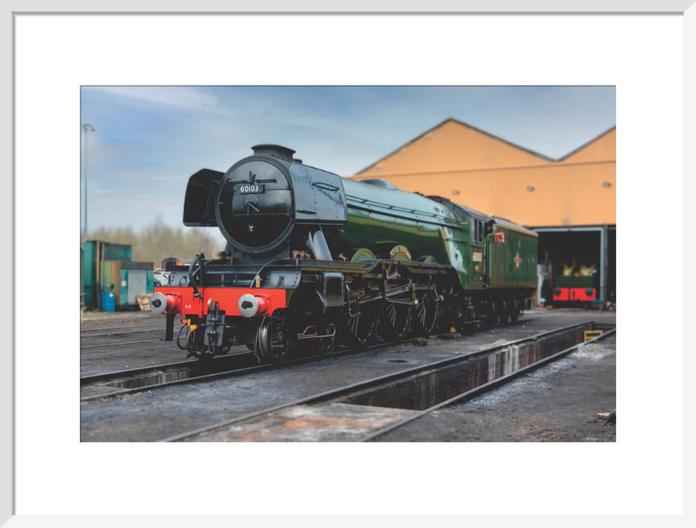 LNER 4-6-2 No. 60103 'Flying Scotsman' locomotive heading into overhaul. - Image 52