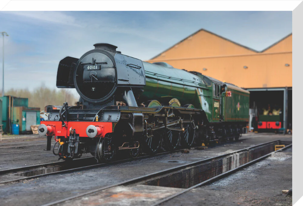 LNER 4-6-2 No. 60103 'Flying Scotsman' locomotive heading into overhaul. - Image 66