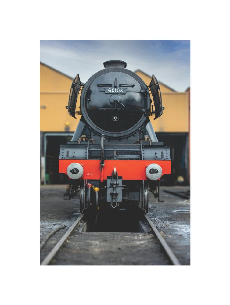 LNER 4-6-2 No. 60103 'Flying Scotsman' locomotive heading into overhaul. - Image 27