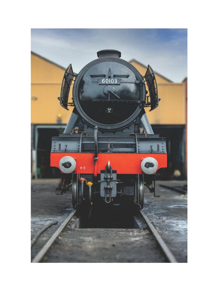 LNER 4-6-2 No. 60103 'Flying Scotsman' locomotive heading into overhaul. - Image 56