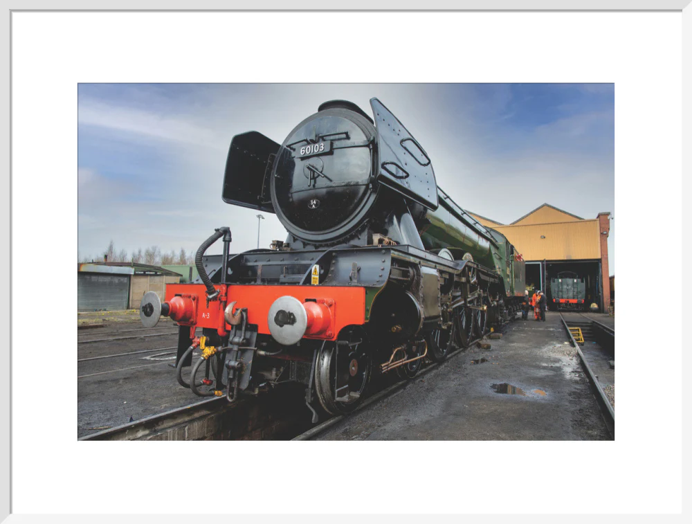 LNER 4-6-2 No. 60103 'Flying Scotsman' locomotive heading into overhaul. - Image 24