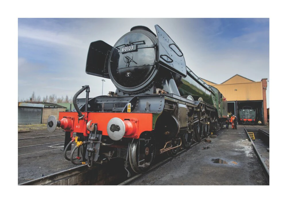 LNER 4-6-2 No. 60103 'Flying Scotsman' locomotive heading into overhaul. - Image 30