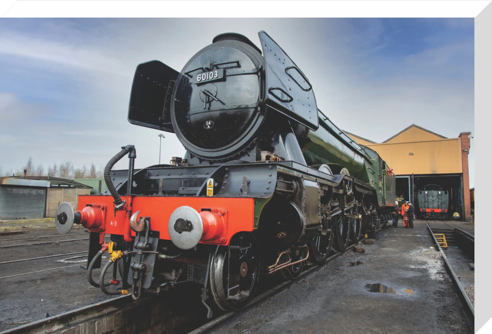 LNER 4-6-2 No. 60103 'Flying Scotsman' locomotive heading into overhaul. - Image 33