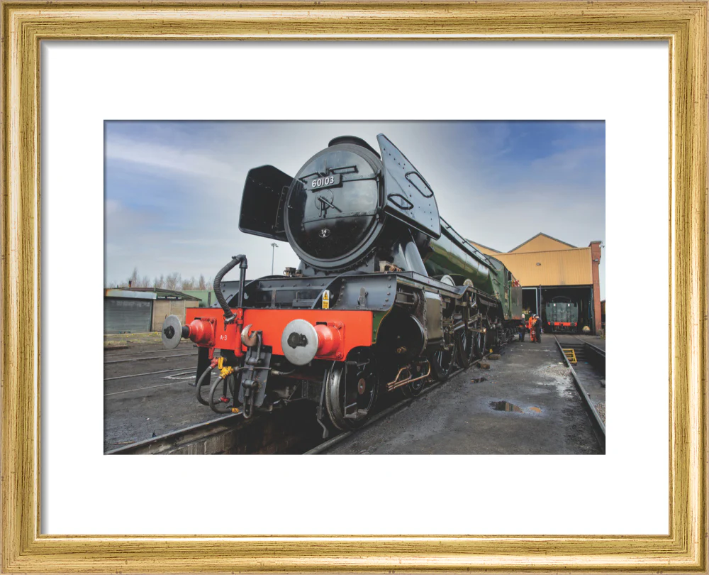 LNER 4-6-2 No. 60103 'Flying Scotsman' locomotive heading into overhaul. - Image 38