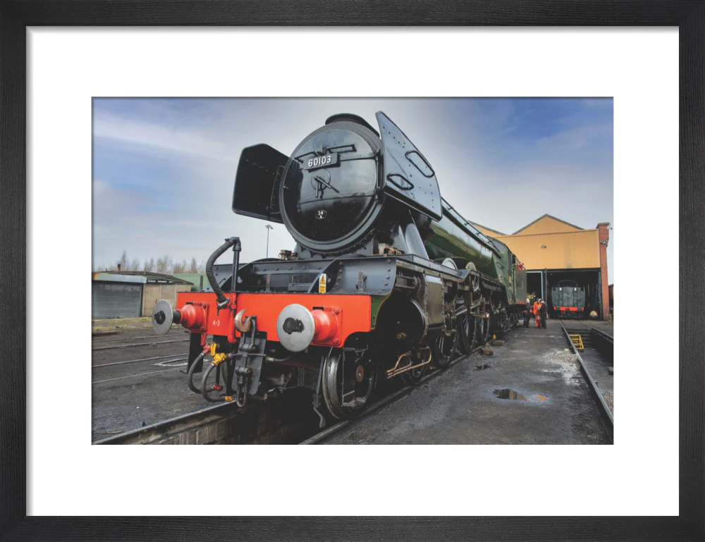 LNER 4-6-2 No. 60103 'Flying Scotsman' locomotive heading into overhaul. - Image 41
