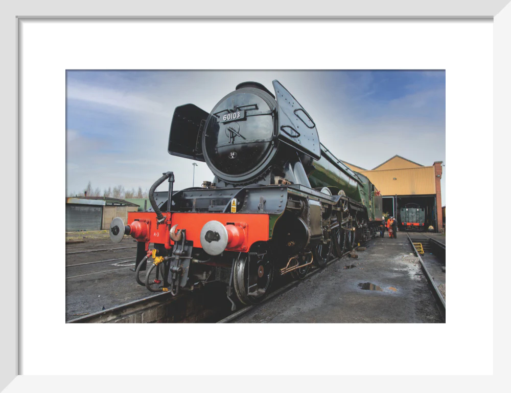 LNER 4-6-2 No. 60103 'Flying Scotsman' locomotive heading into overhaul. - Image 42