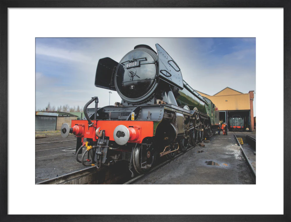 LNER 4-6-2 No. 60103 'Flying Scotsman' locomotive heading into overhaul. - Image 46