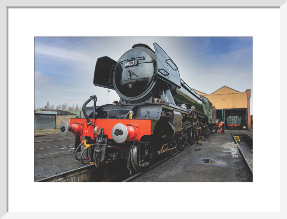 LNER 4-6-2 No. 60103 'Flying Scotsman' locomotive heading into overhaul. - Image 47