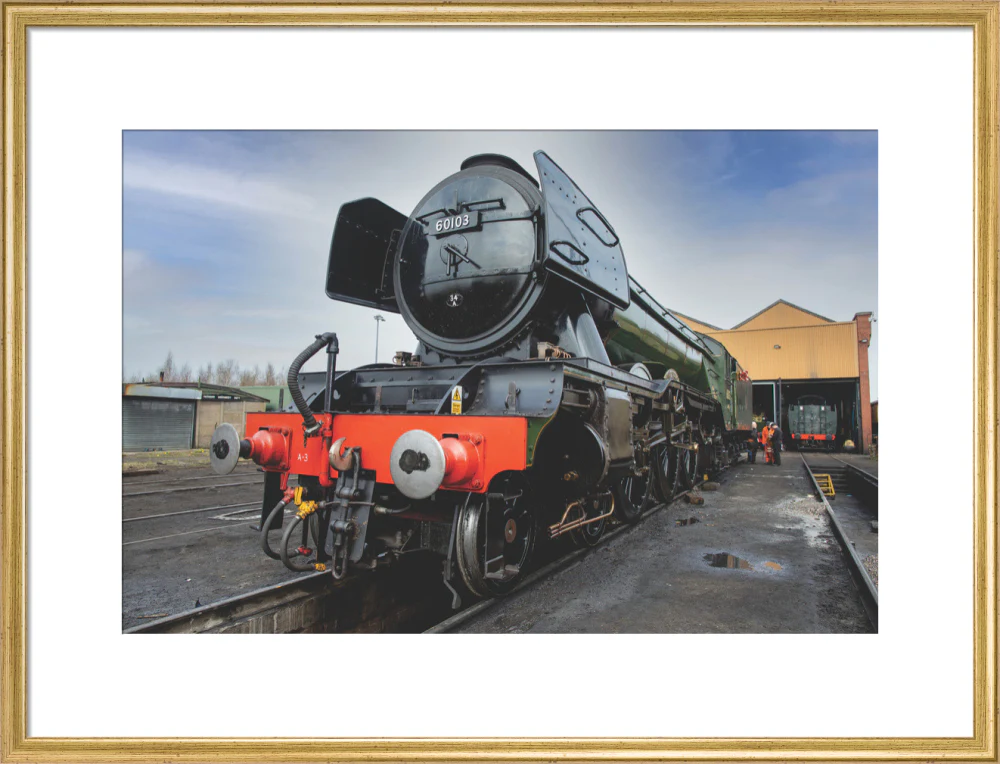 LNER 4-6-2 No. 60103 'Flying Scotsman' locomotive heading into overhaul. - Image 53