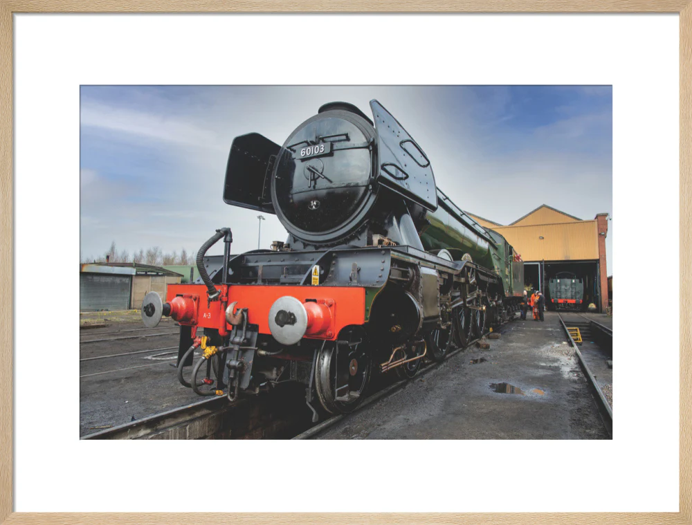 LNER 4-6-2 No. 60103 'Flying Scotsman' locomotive heading into overhaul. - Image 54