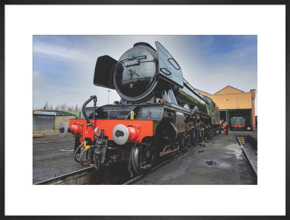 LNER 4-6-2 No. 60103 'Flying Scotsman' locomotive heading into overhaul. - Image 56