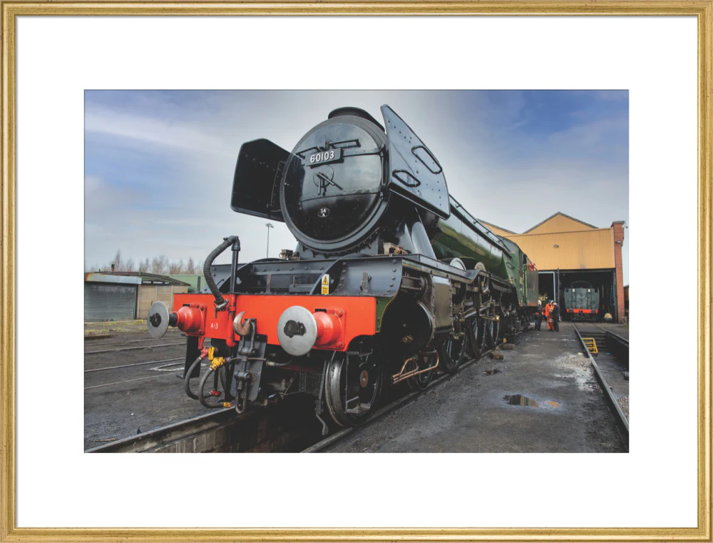 LNER 4-6-2 No. 60103 'Flying Scotsman' locomotive heading into overhaul. - Image 58