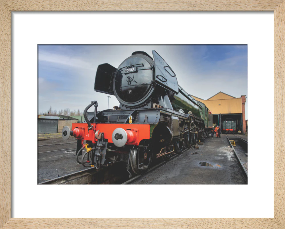LNER 4-6-2 No. 60103 'Flying Scotsman' locomotive heading into overhaul. - Image 6