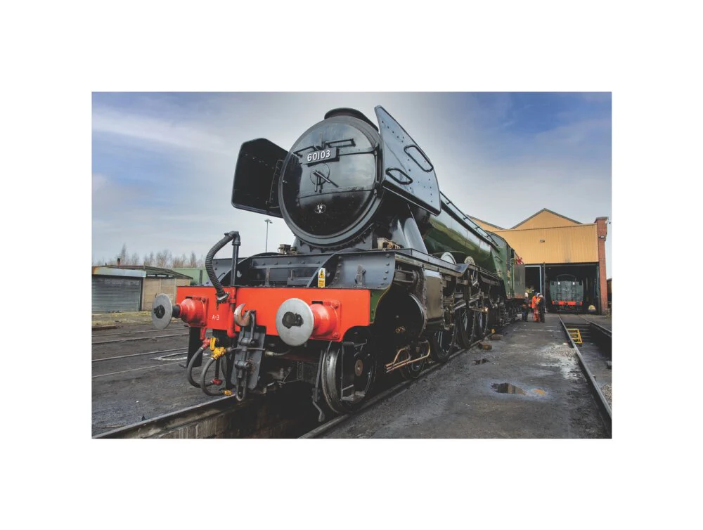 LNER 4-6-2 No. 60103 'Flying Scotsman' locomotive heading into overhaul. - Image 60