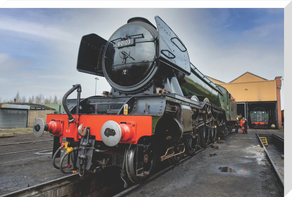 LNER 4-6-2 No. 60103 'Flying Scotsman' locomotive heading into overhaul. - Image 67