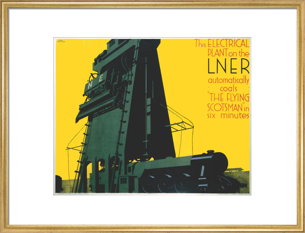 Refuelling the 'Flying Scotsman', LNER poster, 1932. - Image 20