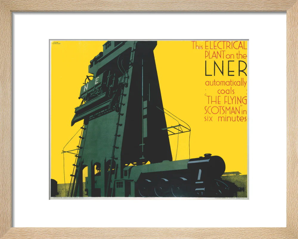 Refuelling the 'Flying Scotsman', LNER poster, 1932. - Image 39