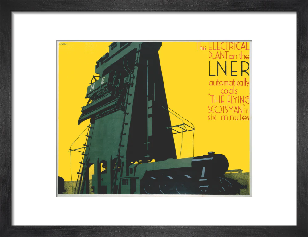 Refuelling the 'Flying Scotsman', LNER poster, 1932. - Image 41