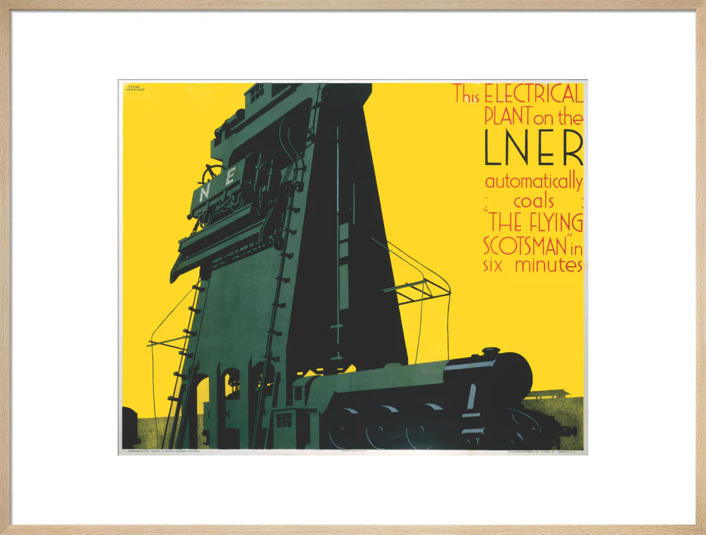 Refuelling the 'Flying Scotsman', LNER poster, 1932. - Image 59