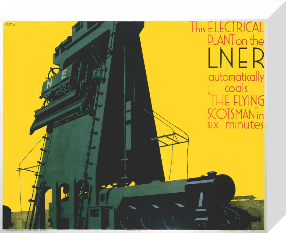 Refuelling the 'Flying Scotsman', LNER poster, 1932. - Image 64