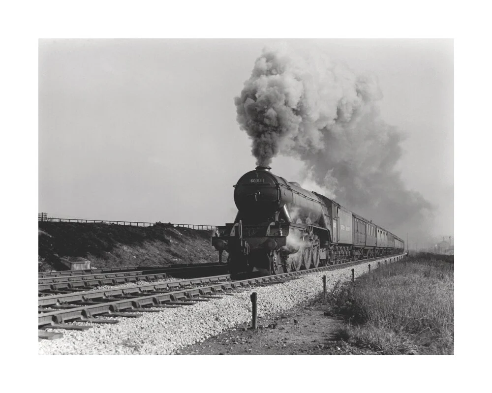 4472 Flying Scotsman numbered BR 60103 near Copley Hill Leeds in the late 1940's - Image 62