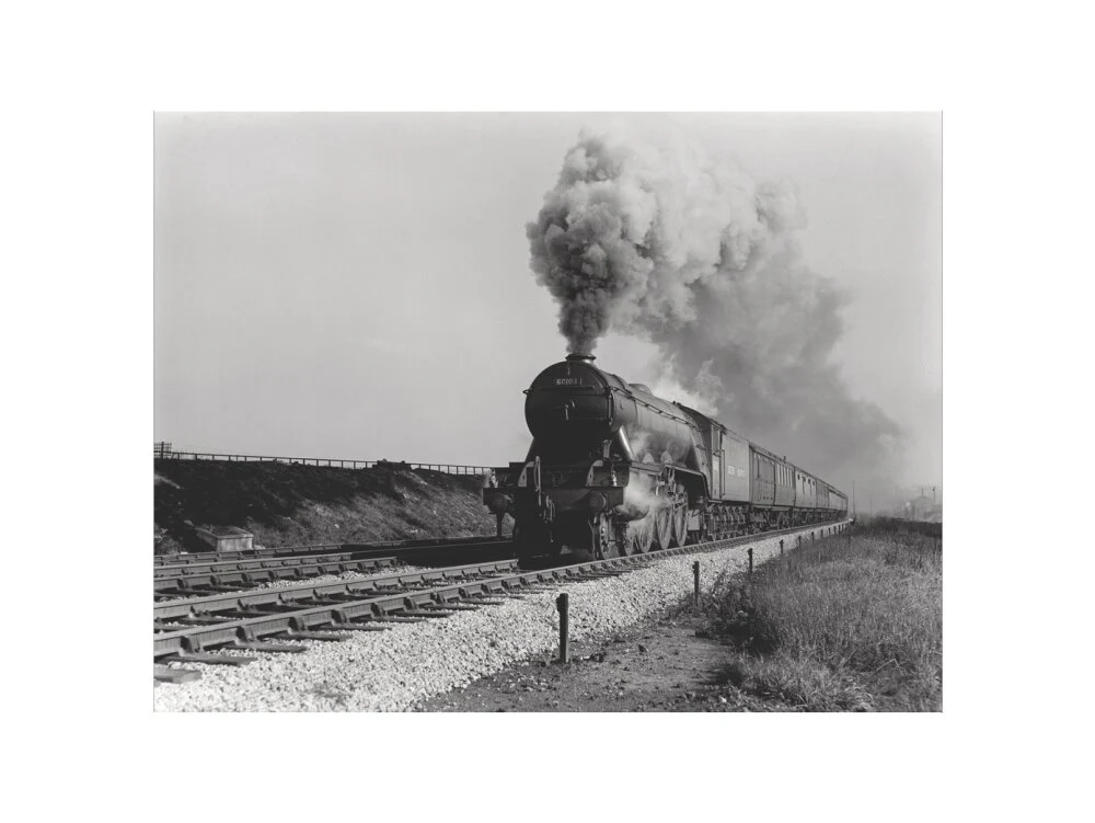 4472 Flying Scotsman numbered BR 60103 near Copley Hill Leeds in the late 1940's - Image 7