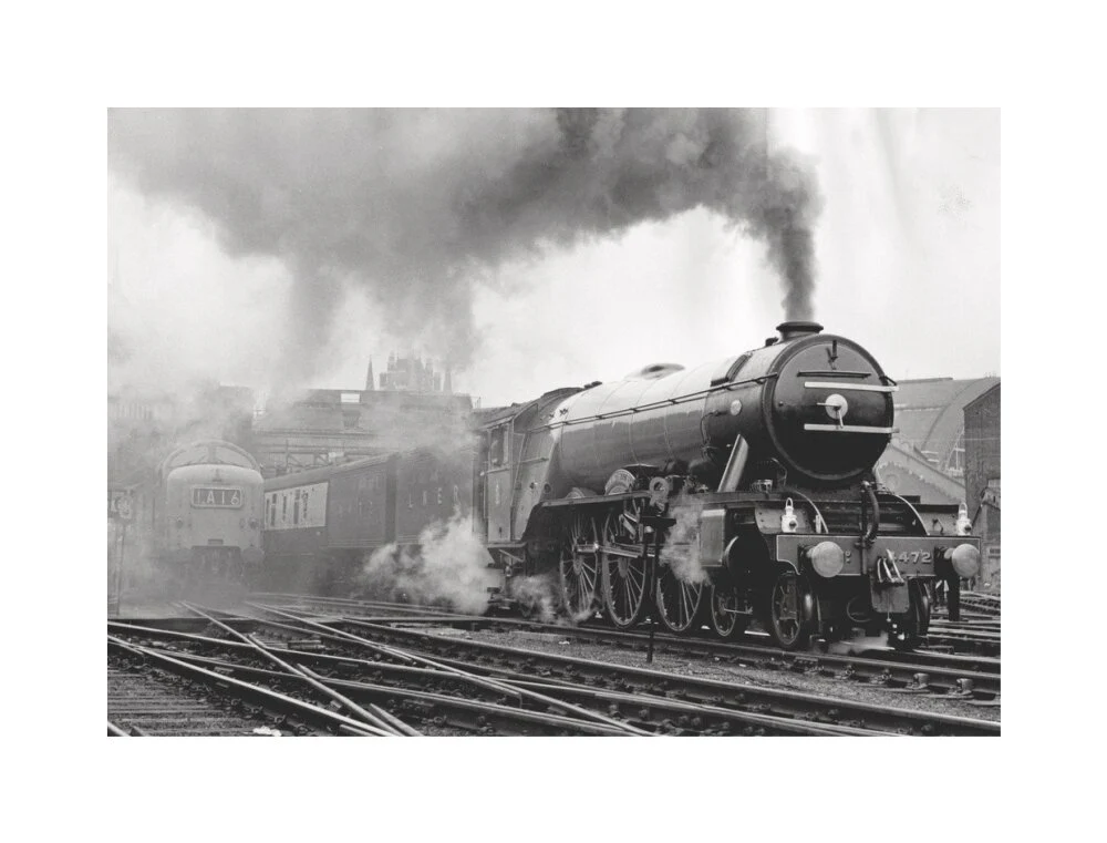 Flying Scotsman leaves Kings Cross, May 1968 - Image 28
