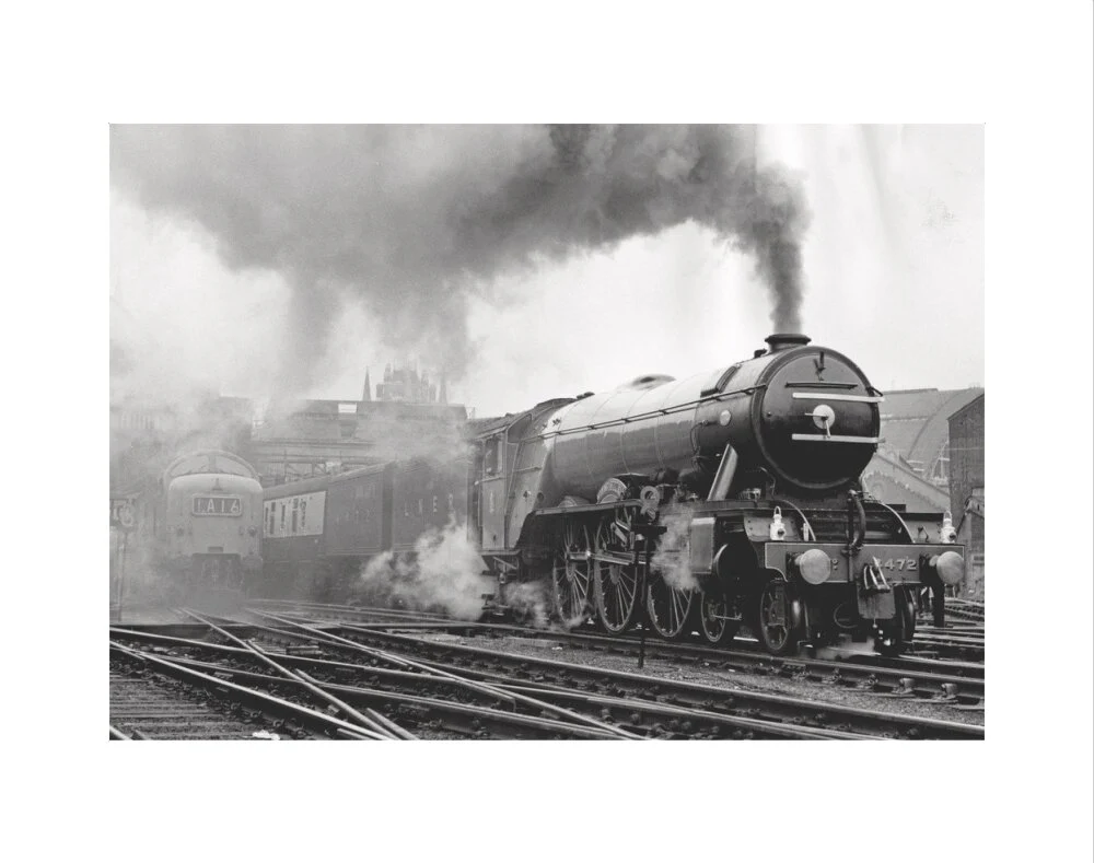 Flying Scotsman leaves Kings Cross, May 1968 - Image 35