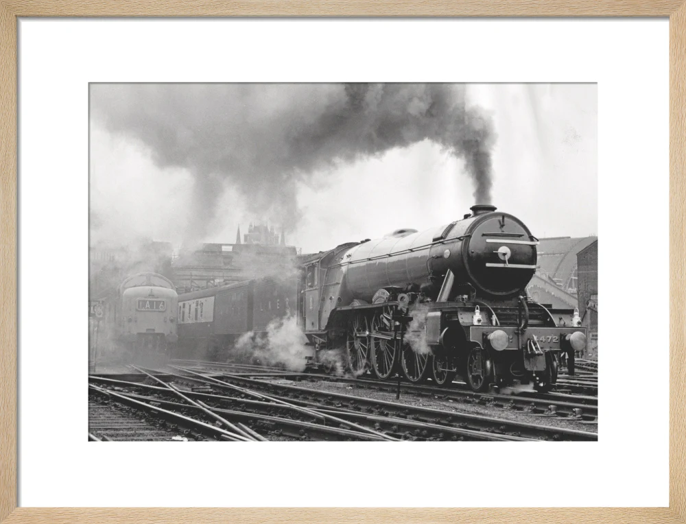 Flying Scotsman leaves Kings Cross, May 1968 - Image 49